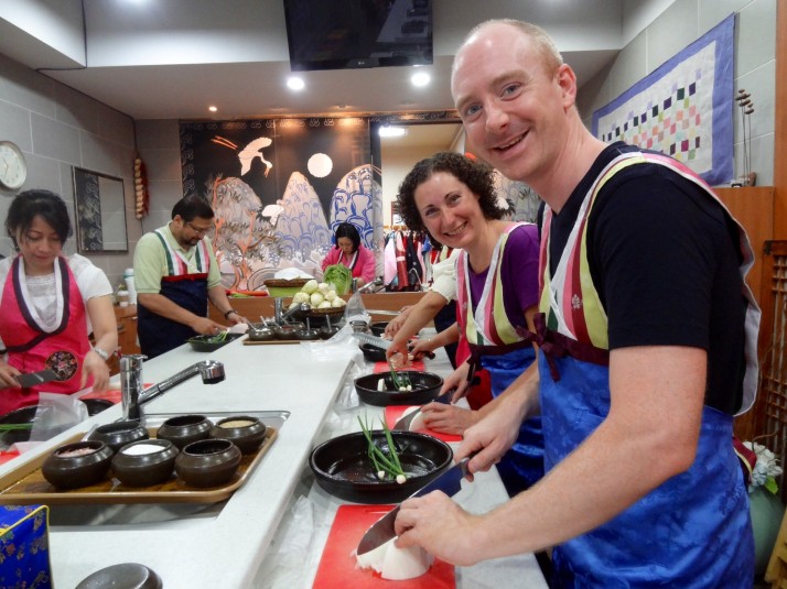 Chopping radish