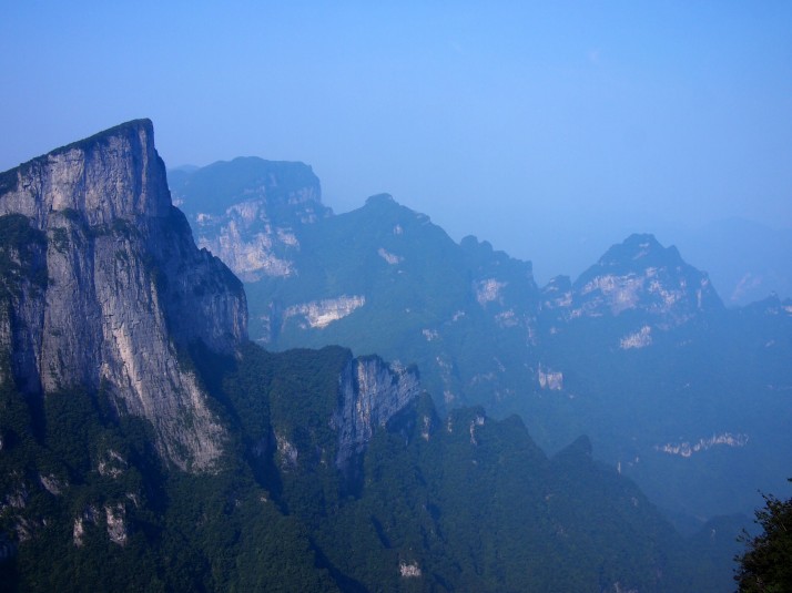 View from Guigu cliffs
