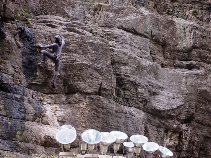 Sculpture of Alain Robert