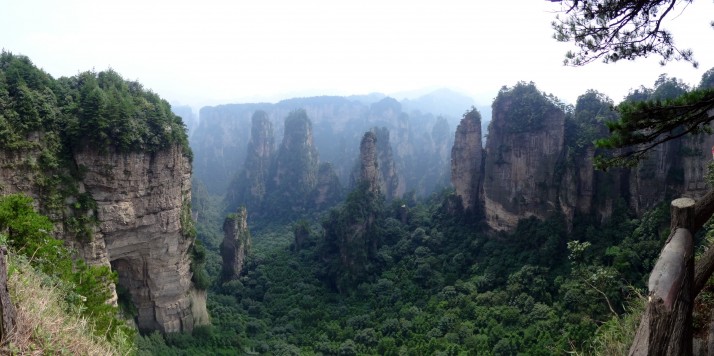 Panorama from Huangshizhai