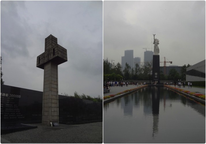 Memorials to the victims, and the Peace Statue