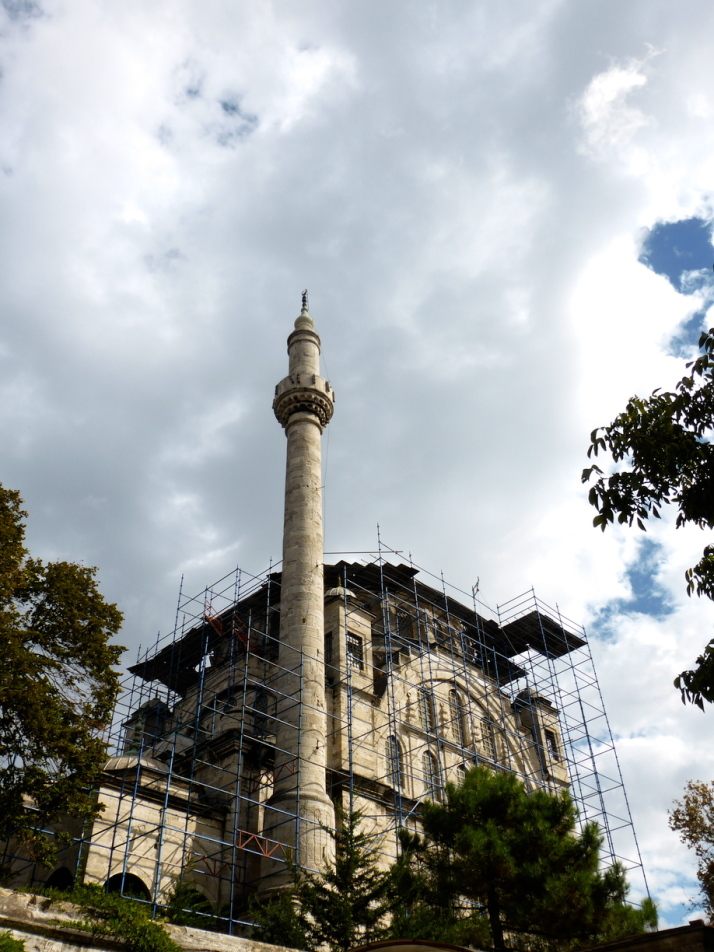 The imposing baroque Ayazma Camii, undergoing renovations so sadly we couldn't take a look inside