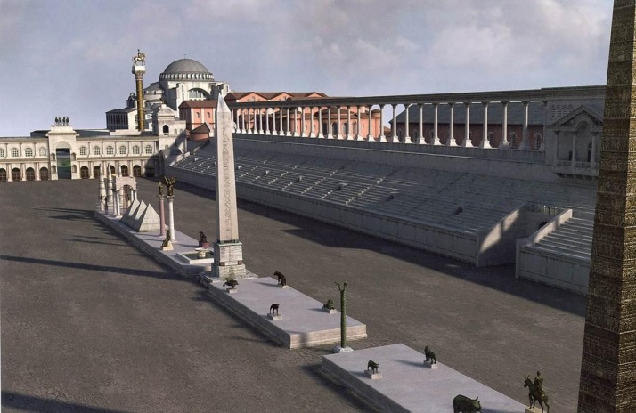 A computer generated reconstruction of the Hippodrome