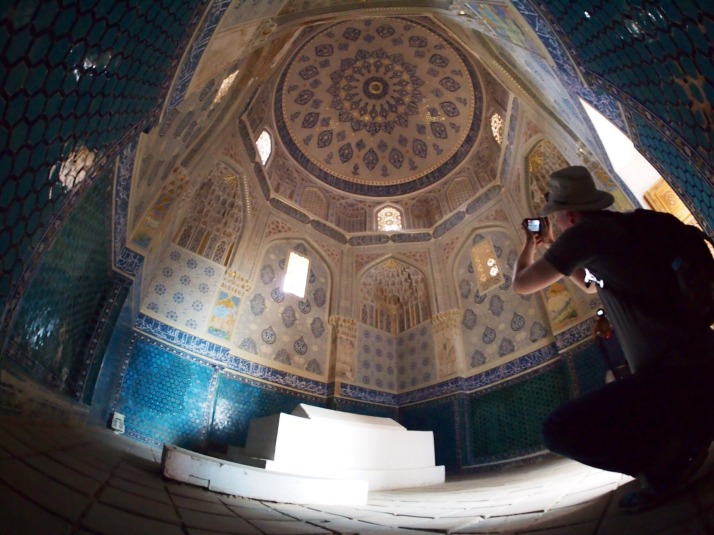 Shah-i-Zinda mausoleum interior