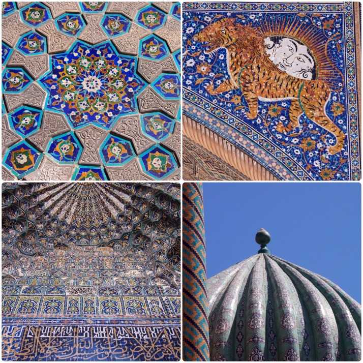 Registan tilework