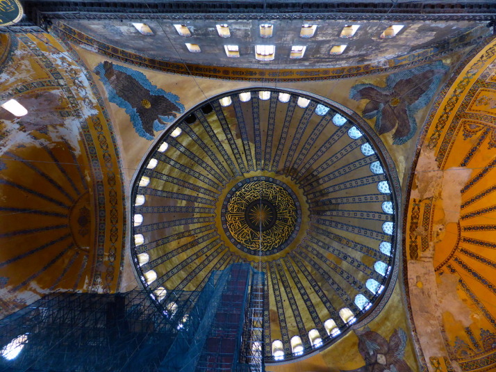 The dominating dome of Haghia Sophia