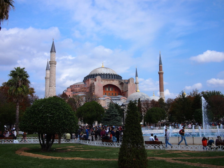 Haghia Sophia, probably the most impressive historical sight, and the second most visited museum in Istanbul