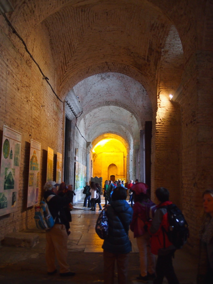 The entrance to Haghia Sophia is through one of the 5 western doors into the exonarthex. The massive central largest door on the left was known as Orea Porta or the Beautiful Gate and was reserved for the Emperor