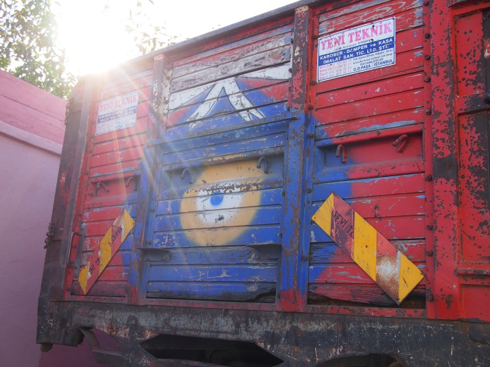 Evil eye on truck