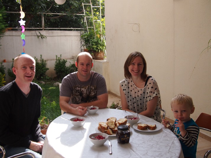 Breakfast in the garden