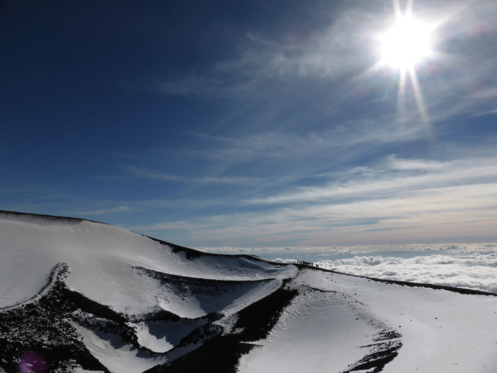 Craters near Torre del Filosofo, Mt Etna, Sicily