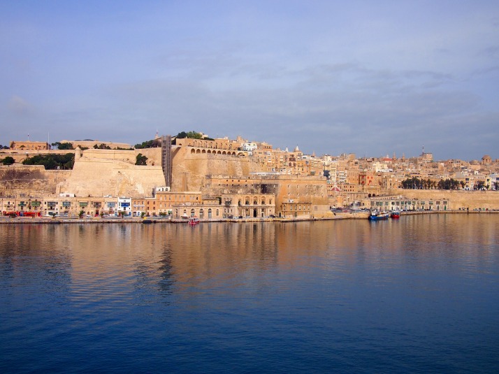 Valletta's limestone architecture