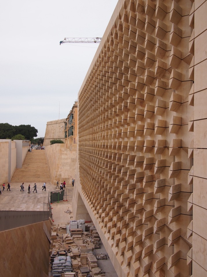 New Parliament building in Valletta