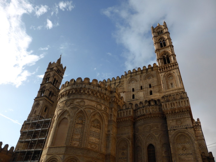 Rear of Palermo Cathedral, Sicily