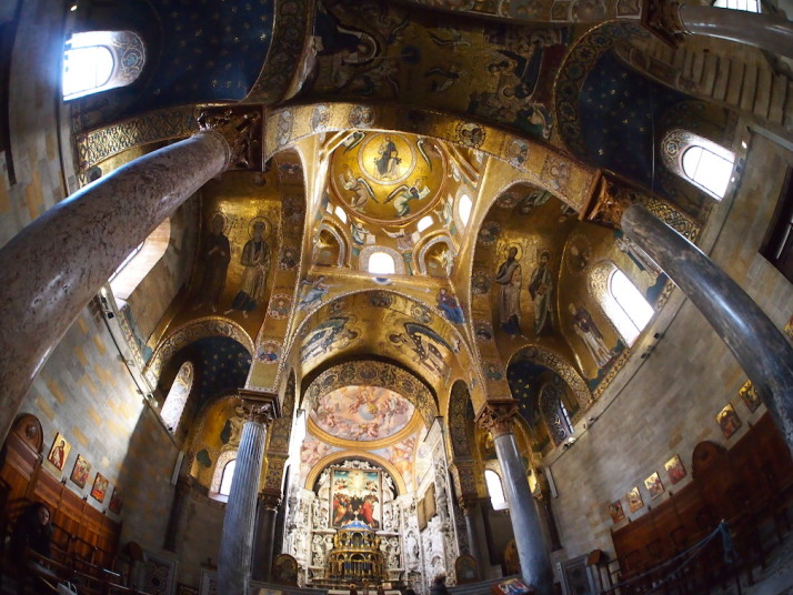 Inside the Martorana, Palermo, Sicily