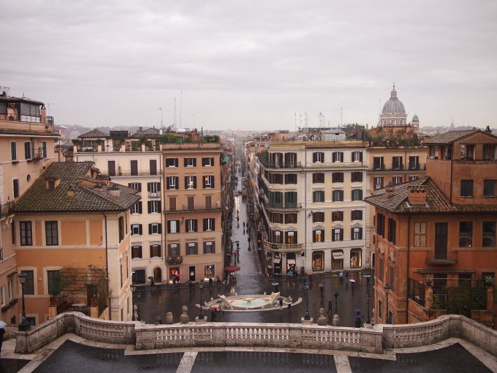 View from the Spanish Steps