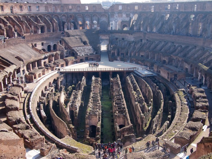 Interior of Colosseum