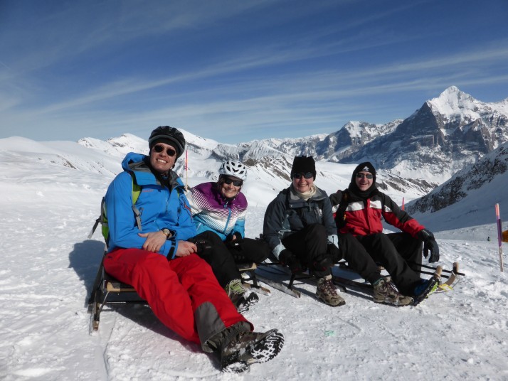 Sledging at Grindelwald