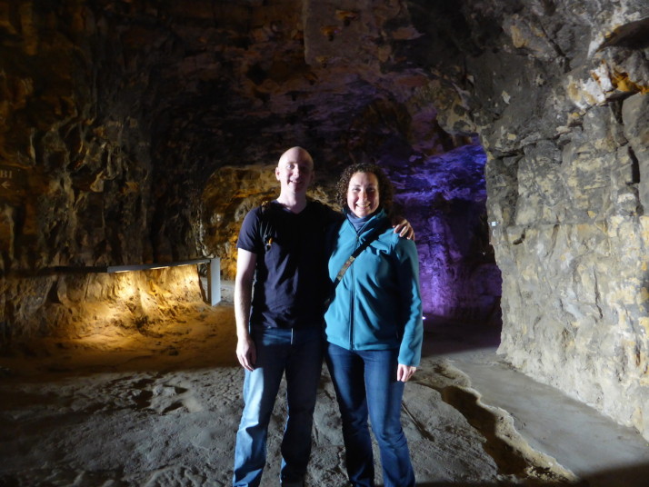 Us in the Casemates Bock, Luxembourg City