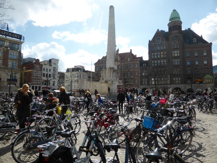 Dam Square on Saturday afternoon