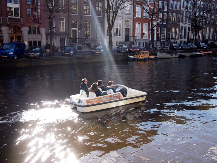 Amsterdam canal bike