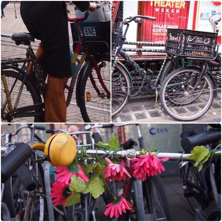 Decorated bicycles