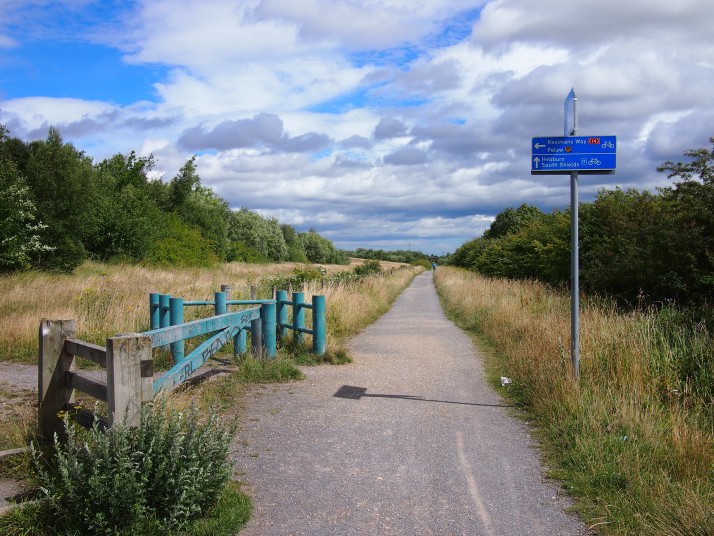 Gateshead cycle path