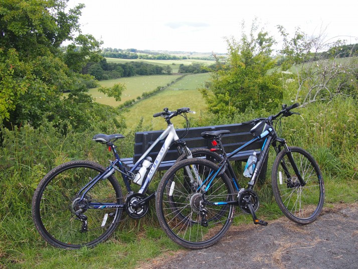 Bikes on Lanchester Railway Path