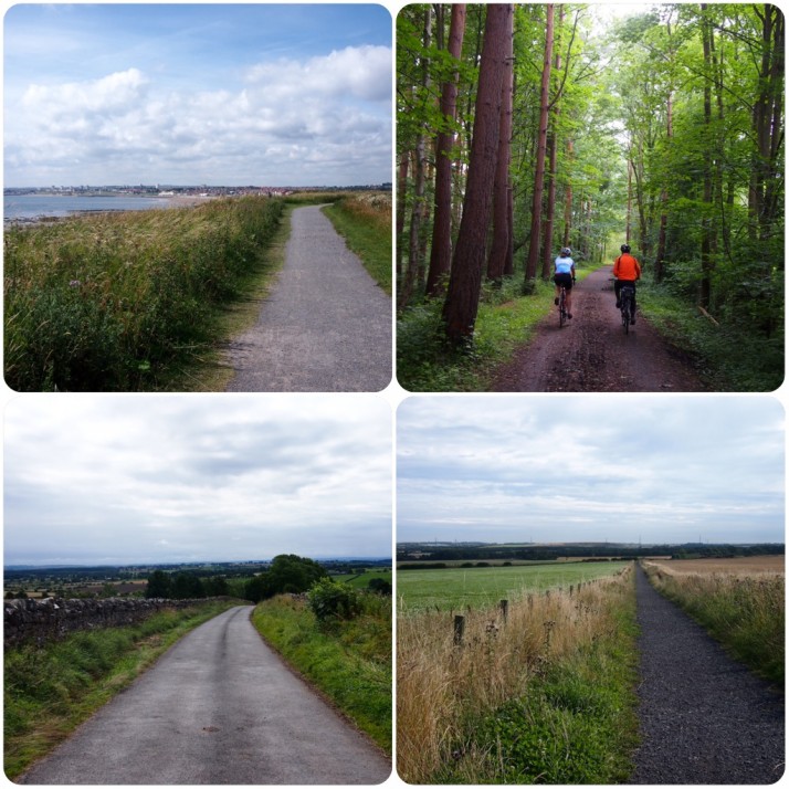 Cycle paths collage