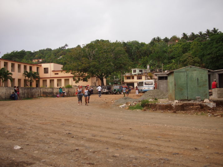 Baracoa local transport yard