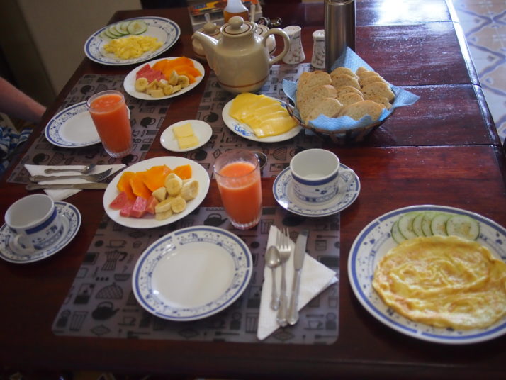 Casa particular breakfast